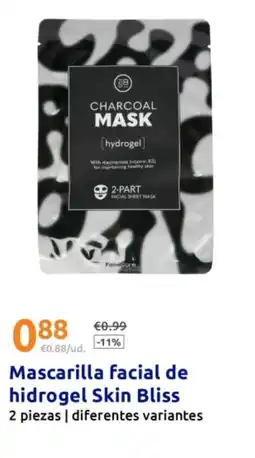 Action Mascarilla facial de hidrogel Skin Bliss oferta