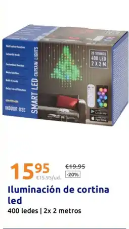 Action Iluminación de cortina led oferta