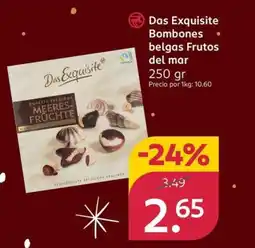 Rossmann DAS EXQUISITE Bombones belgas Frutos del mar oferta