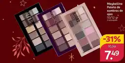 Rossmann MAYBELLINE Paleta de sombras de oferta