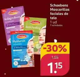 Rossmann Schaebens Mascarillas faciales de tela 1 oferta