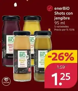 Rossmann ENERBIO Shots con jengibre oferta