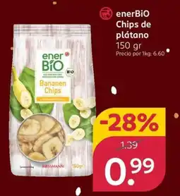 Rossmann ENERBIO Chips de plátano oferta