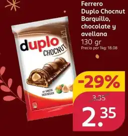 Rossmann Ferrero Duplo Chocnut Barquillo, chocolate y avellana oferta