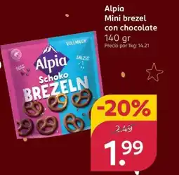 Rossmann ALPIA Mini brezel con chocolate oferta