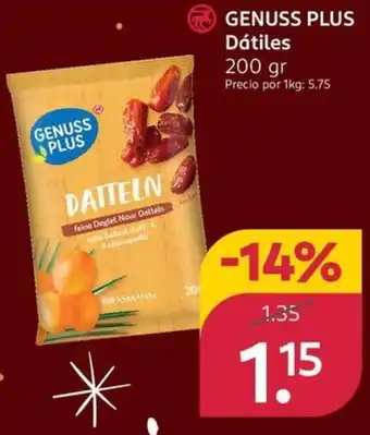 Rossmann GENUSS PLUS Dátiles oferta