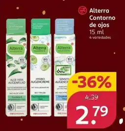 Rossmann ALTERRA Contorno de ojos oferta