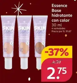 Rossmann ESSENCE Base hidratante con color oferta