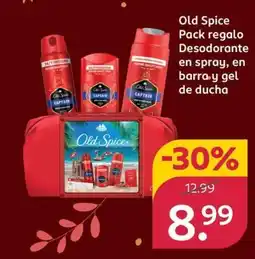 Rossmann Old Spice Pack regalo Desodorante en spray, en barra y gel de ducha oferta