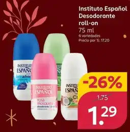 Rossmann INSTITUTO ESPAÑOL Desodorante roll-on oferta