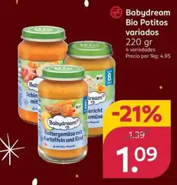 Rossmann BABYDREAM Bio Potitos variados oferta