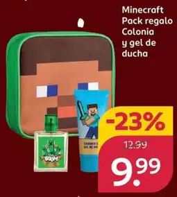 Rossmann Minecraft Pack regalo Colonia y gel de ducha oferta