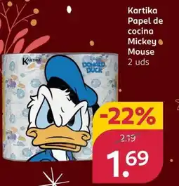 Rossmann KARTIKA Papel de cocina Mickey Mouse oferta