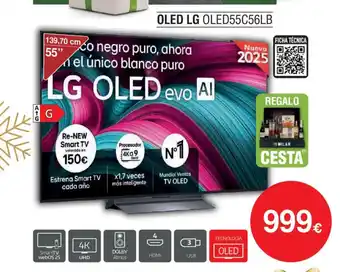 LG Oled oled55c56lb