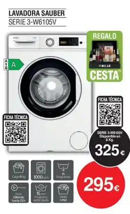Milar SAUBER Lavadora serie 3-w6105v oferta