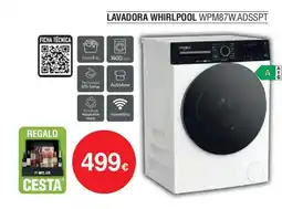Milar WHIRLPOOL Lavadora wpm87w.adsspt oferta