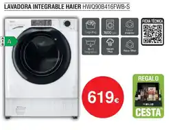 Milar HAIER Lavadora integrable hwq90b416fwb-s oferta