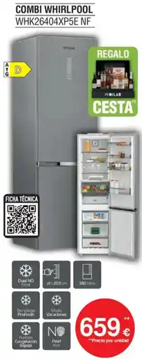 Milar WHIRLPOOL Combi whk26404xp5e nf oferta