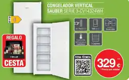 Milar SAUBER Congelador vertical serie 3-cv14324wh oferta