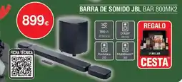 Milar JBL Barra de sonido bar 800mk2 oferta