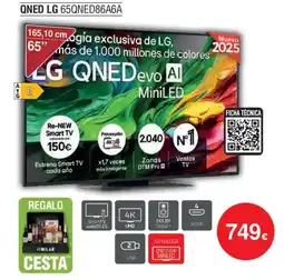 Milar LG Qned 65qned86a6a oferta