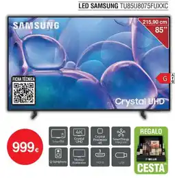 Milar SAMSUNG Led tu85u8075fuxxc oferta