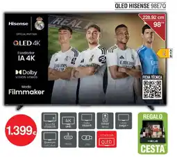 Milar HISENSE Qled 98e7q oferta