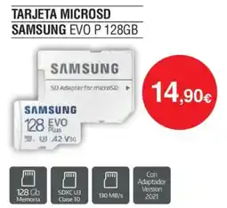 Milar SAMSUNG Tarjeta microsd evo p 128gb oferta