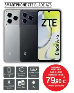 Milar ZTE Smartphone blade a76 oferta