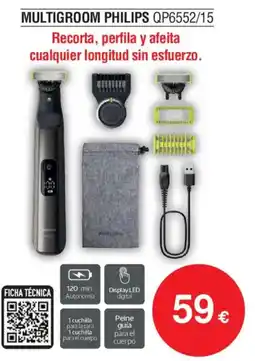Milar PHILIPS Multigroom qp6552/15 oferta