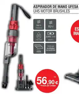 Milar UFESA Aspirador de mano uh5 motor brushles oferta