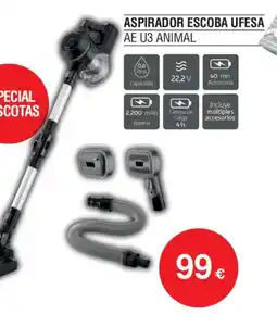 Milar UFESA Aspirador escoba ae u3 animal oferta