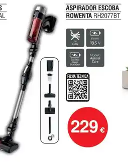 Milar ROWENTA Aspirador escoba rh2077bt oferta