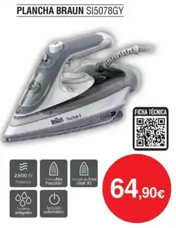Milar BRAUN Plancha si5078gy oferta