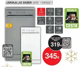 Milar SAUBER Lavavajillas serie 1-dw453x v oferta