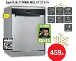 Milar WHIRLPOOL Lavavajillas wfc3c34px oferta