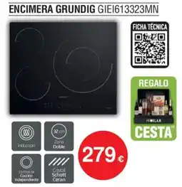 Milar GRUNDIG Encimera giei613323mn oferta