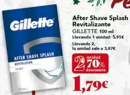 Gadis Gillette - after shave splash revitalizante oferta