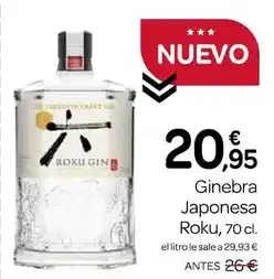 Supermercados El Jamón Ginebra japonesa oferta