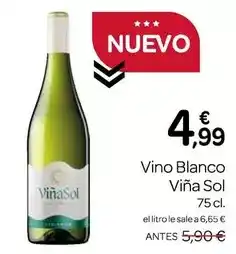 Supermercados El Jamón Viña sol - vino blanco oferta