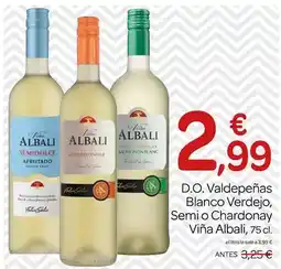 Supermercados El Jamón Viña albali - d.o. valdepenas blanco verdejo, semi o chardonay oferta
