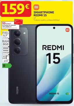 Alcampo XIAOMI Smartphone redmi 15 oferta