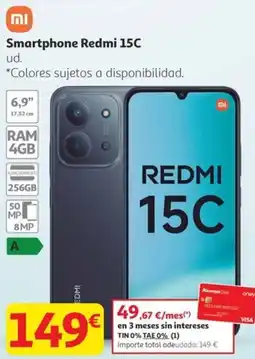 Alcampo XIAOMI Smartphone Redmi 15C oferta