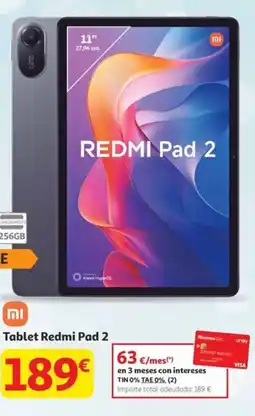 Alcampo XIAOMI Tablet Redmi Pad 2 oferta