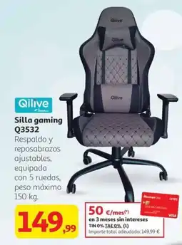 Alcampo QILIVE Silla gaming Q3532 oferta