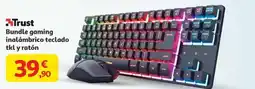 Alcampo TRUST Bundle gaming inalámbrico teclado tkl y ratón oferta