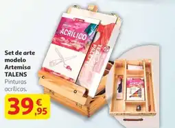 Alcampo TALENS Set de arte modelo Artemisa oferta