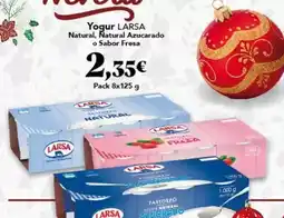 Gadis Larsa - yogur natural azucarado o sabor fresa oferta