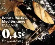 Rústico - bocata rustico mediterraneo