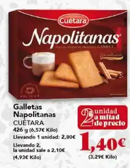 Gadis Cuétara - galletas napolitanas oferta